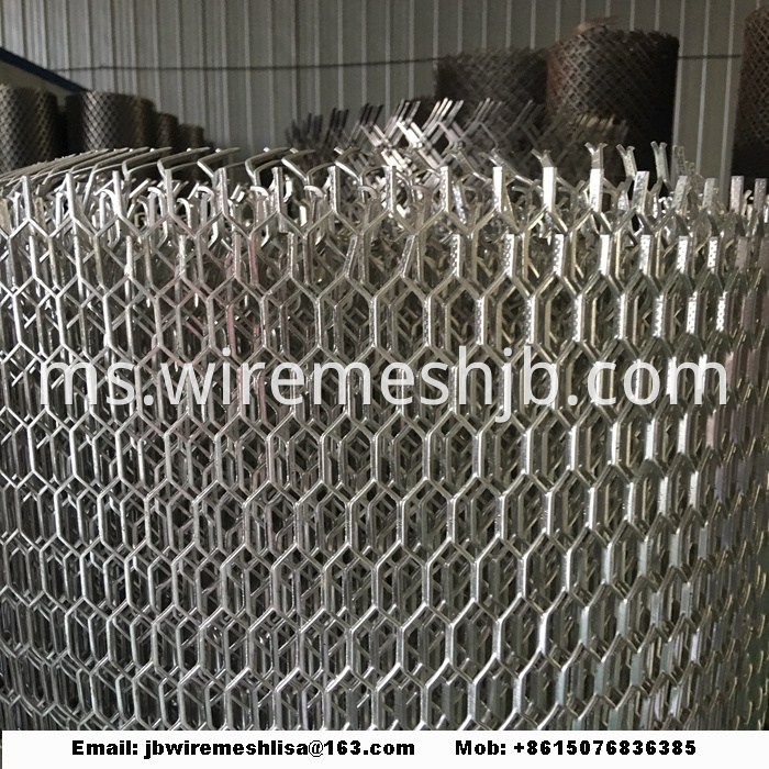 Powder Coated And Galvanized Expanded Steel Mesh